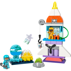 LEGO® DUPLO® 10422 Vesmírné dobrodružství s raketoplánem 3 v 1

