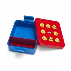 LEGO ICONIC Classic box na svačinu - červená/modrá 