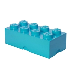LEGO® storage box 8 azurová