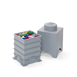 LEGO® storage box 1 šedá