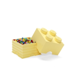 LEGO® storage box 4 vanilkový