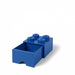 LEGO® úložný box 4 s šuplíkem modrá