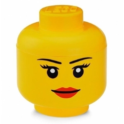 LEGO® úložná hlava (velikost L) - dívka 
