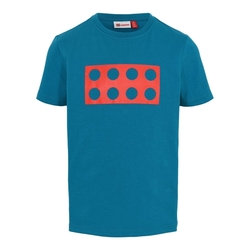LEGO tričko LWTOBIAS 23019 - petrolejově modré