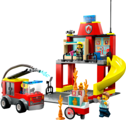 LEGO® City 60375 Hasičská stanice a auto hasičů
