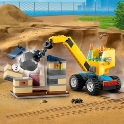LEGO® City 60391 Vozidla ze stavby a demoliční koule
