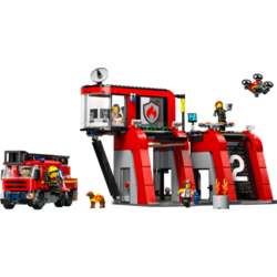 LEGO® City 60414 Hasičská stanice s hasičským vozem
