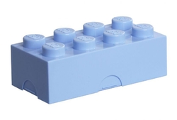 LEGO® Svačinová krabička světle modrá (LEGO Lunch box)