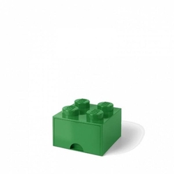 LEGO® úložný box 4 s šuplíkem zelená
