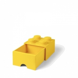 LEGO® úložný box 4 s šuplíkem žlutý