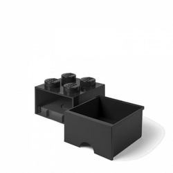 LEGO® úložný box 4 s šuplíkem černá
