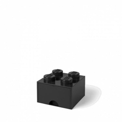 LEGO® úložný box 4 s šuplíkem černá
