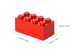 LEGO® Mini Box - červená