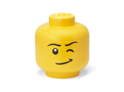 LEGO® úložná hlava (velikost L) - mrkající chlapec