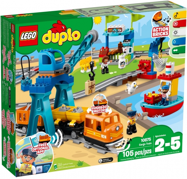 LEGO 10875 DUPLO Nákladní vlak