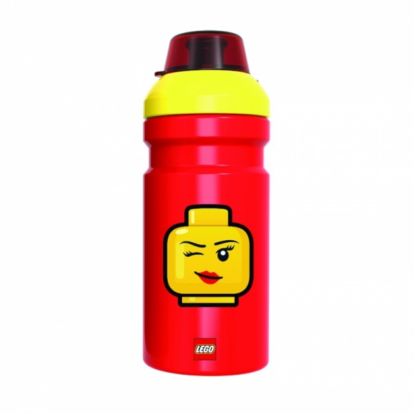 LEGO ICONIC Girl láhev na pití - žlutá/červená 