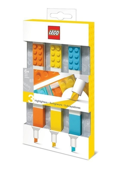 LEGO® Zvýrazňovače, mix barev - 3 ks