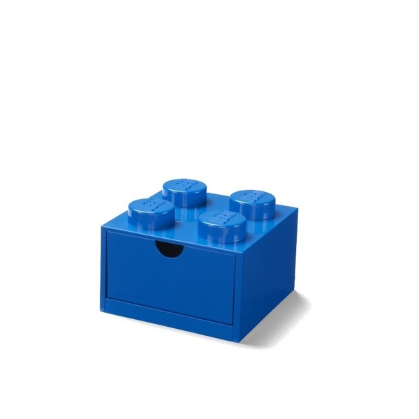 LEGO® stolní box 4 se zásuvkou - modrá