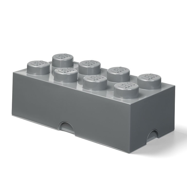 LEGO® storage box 8 tmavě šedý