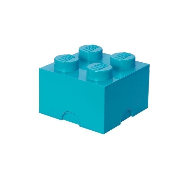 LEGO® storage box 4 azurová