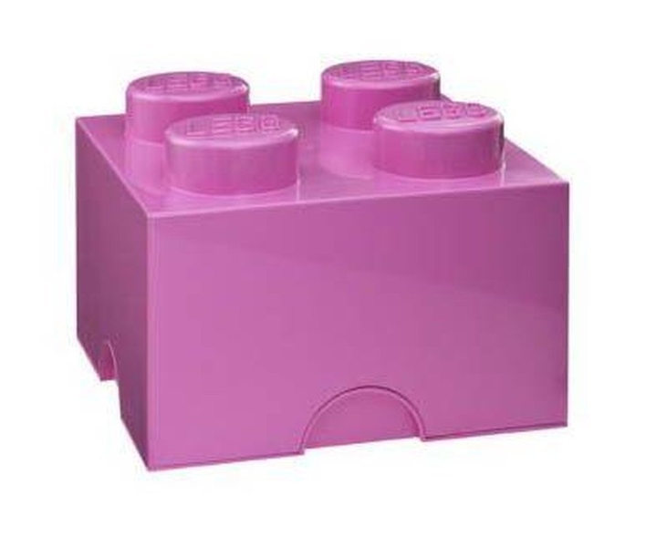 LEGO® storage box 4 růžový