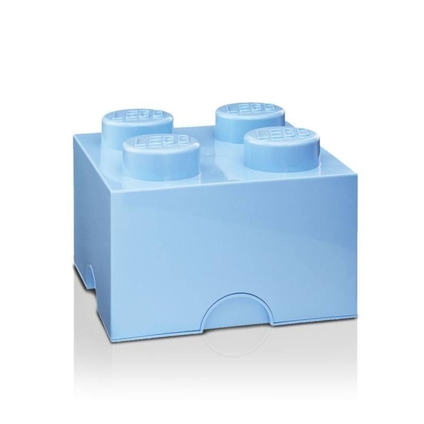 LEGO® storage box 4 světle modrý