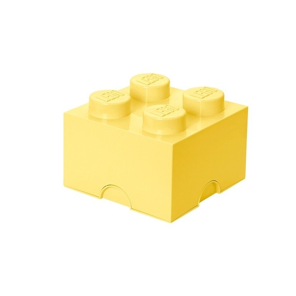 LEGO® storage box 4 vanilkový
