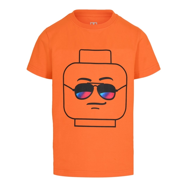 LEGO tričko 22637 Head - oranžová