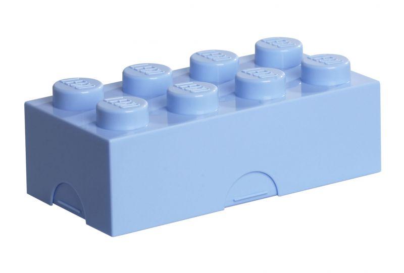 LEGO Svačinová krabička světle modrá (LEGO Lunch box)