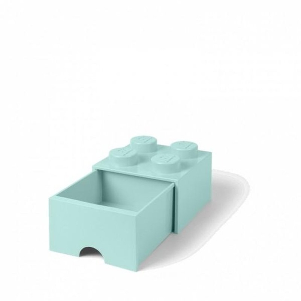 LEGO® úložný box 4 s šuplíkem aqua
