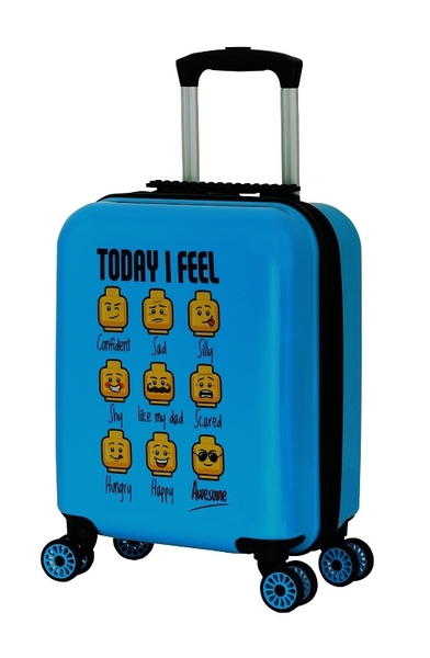 LEGO Luggage PLAY DATE 16" - LEGO minifigures, TODAY I FEEL