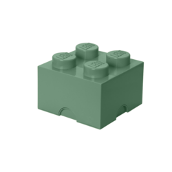 LEGO® storage box 4 army zelená