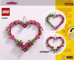 LEGO® Icons 40638 Ozdoba ve tvaru srdce
