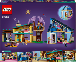LEGO® Friends 42620 Rodinné domy Ollyho a Paisley
