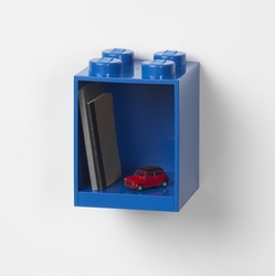 LEGO® Brick 4 závěsná police - modrá